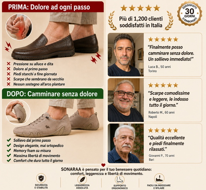 Mocassini Ortopedici Slip-On