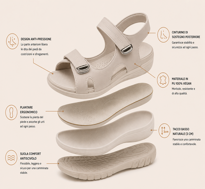 Sandali Ortopedici Comfort Donna